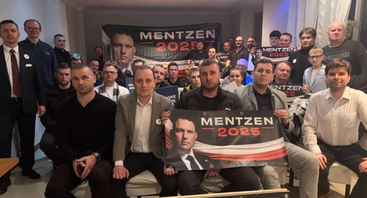Polityka, Sympatycy Konfederacji spotkaniu Lipnie [zdjęcia] - zdjęcie, fotografia
