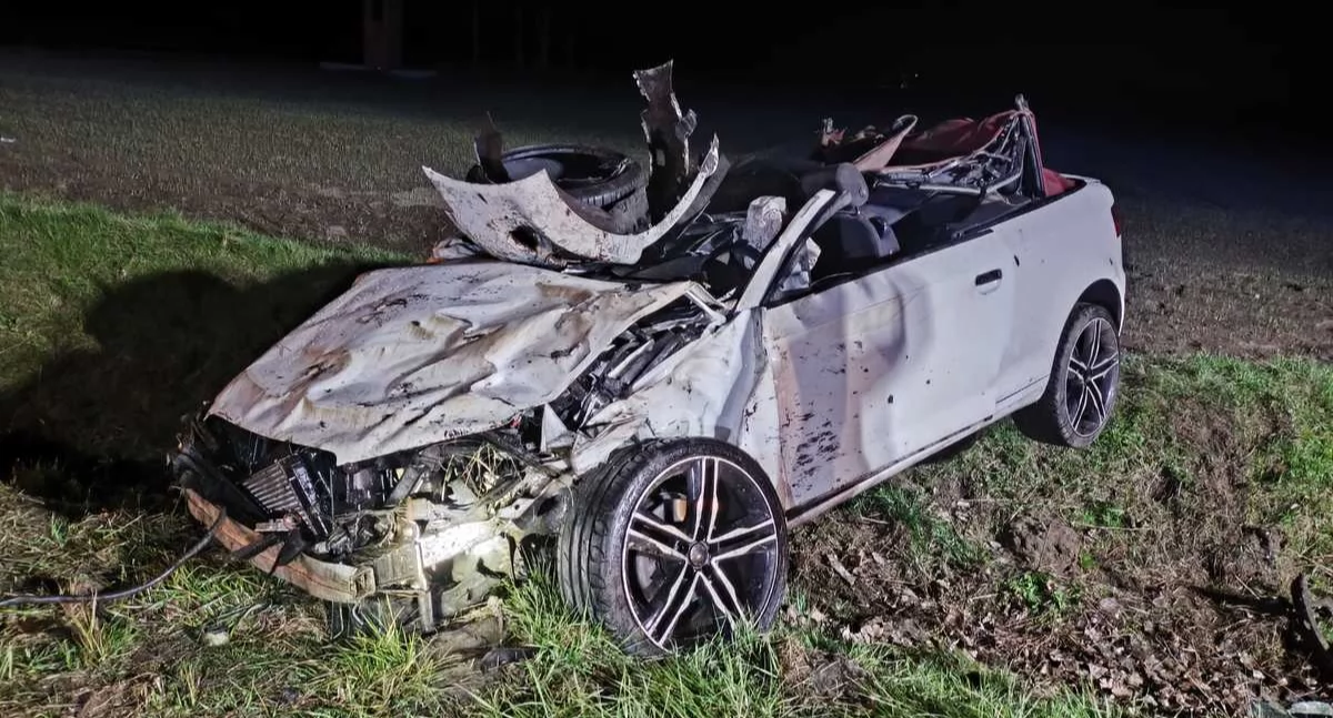 Wypadki, Tragedia Białowieżynie latek zginął miejscu - zdjęcie, fotografia