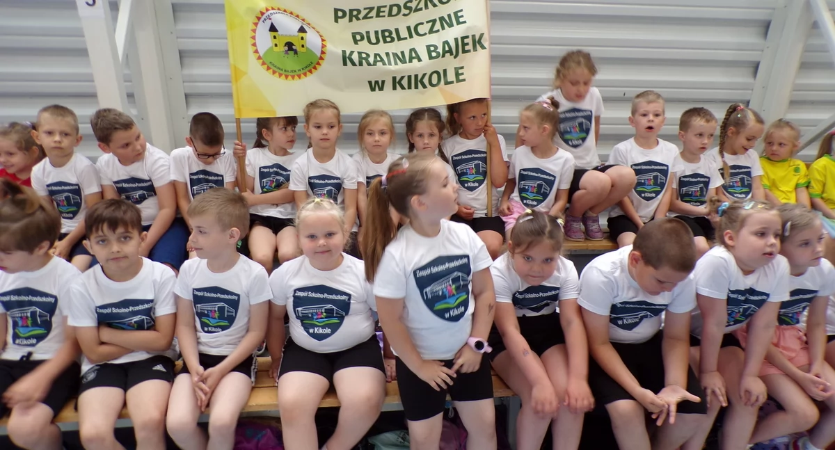 Wydarzenia lokalne, Piąta spartakiada przedszkolaków [zdjęcia] - zdjęcie, fotografia