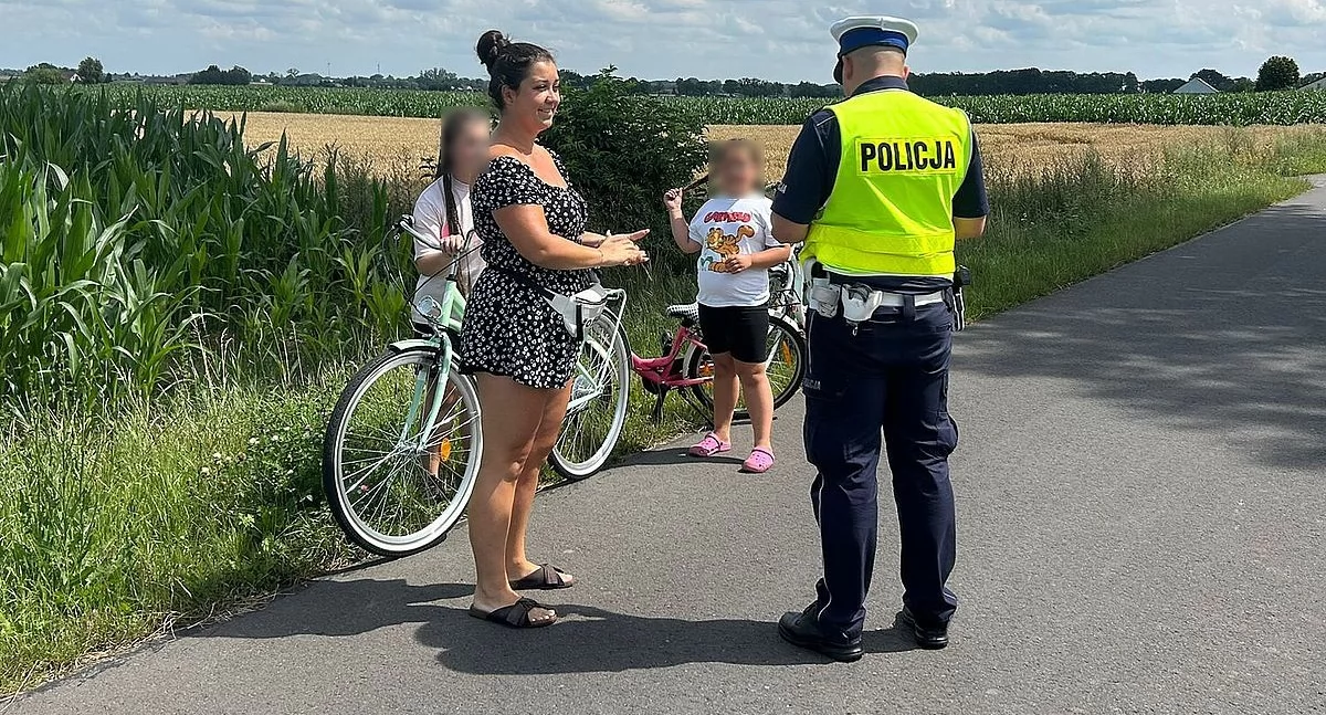 Komunikaty i profilaktyka, wykroczeń rowerzystów - zdjęcie, fotografia