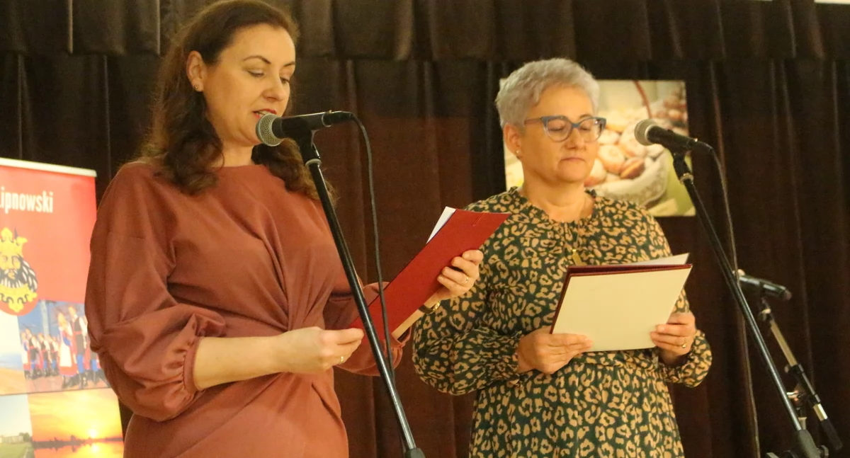 Agnieszka Bieńkowska-Śliwińska (z lewej) nie jest już zastępcą wójta gm. Wielgie