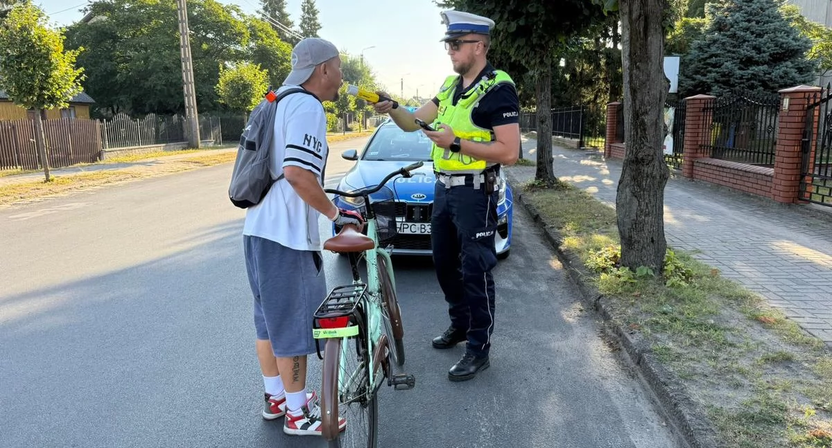 Komunikaty i profilaktyka, wykroczeń rowerzystów - zdjęcie, fotografia