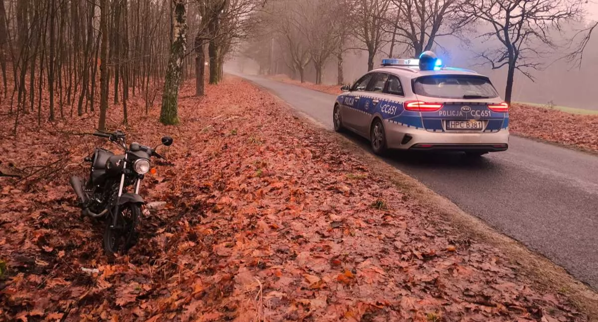 Kronika kryminalna, Pijany motorowerzysta chciał przekupić policjantów efekt - zdjęcie, fotografia
