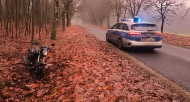 Pijany motorowerzysta chciał przekupić policjantów. Oto efekt