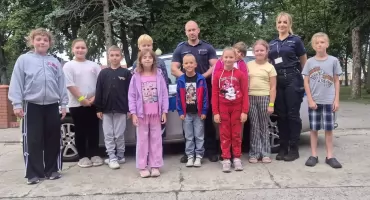 Policjanci edukowali najmłodszych z Bobrownik