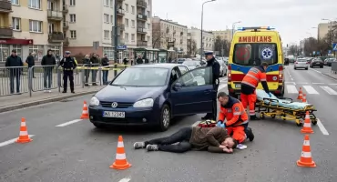 Najechał na mężczyznę. 67-latek zmarł na miejscu