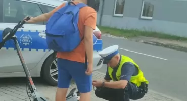 Bezpiecznie na hulajnodze