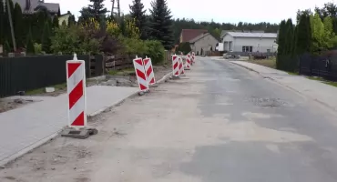 Ulica Kujawska w remoncie