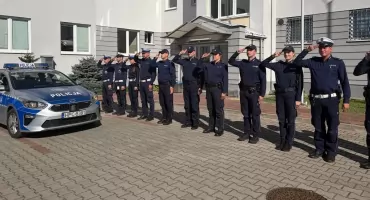 Policjanci z Lipna oddali hołd poległemu koledze